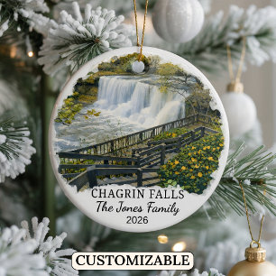 Enfeite Personalizado de Chagrin Falls, Ohio Perso