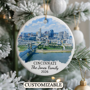 Enfeite Personalizado de Cincinnati, Ohio Personal