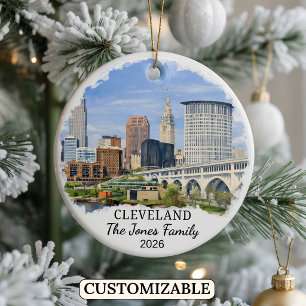 Enfeite Personalizado de Cleveland, Ohio Personali