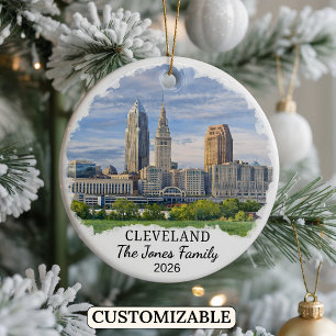 Enfeite Personalizado de Cleveland, Ohio Personali