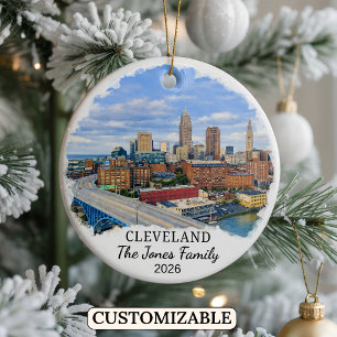Enfeite Personalizado de Cleveland, Ohio Personali