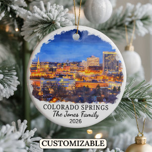 Enfeite Personalizado de Colorado Springs, Colorad