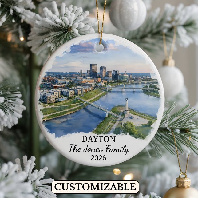 Enfeite Personalizado de Dayton, Estado de Ohio Pe (Criador carregado)