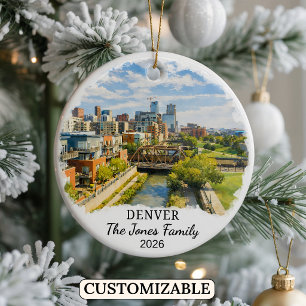 Enfeite Personalizado de Denver, Colorado Personal