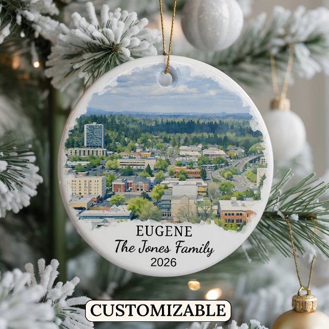 Enfeite Personalizado de Eugene, Oregon Personaliz (Criador carregado)