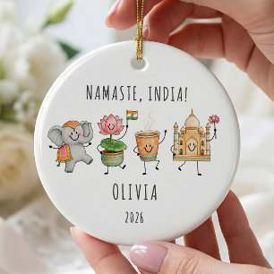 Enfeite Personalizado de Férias na Índia