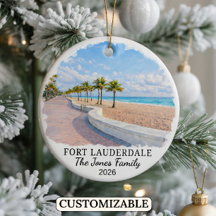 Enfeite Personalizado de Fort Lauderdale, Flórida