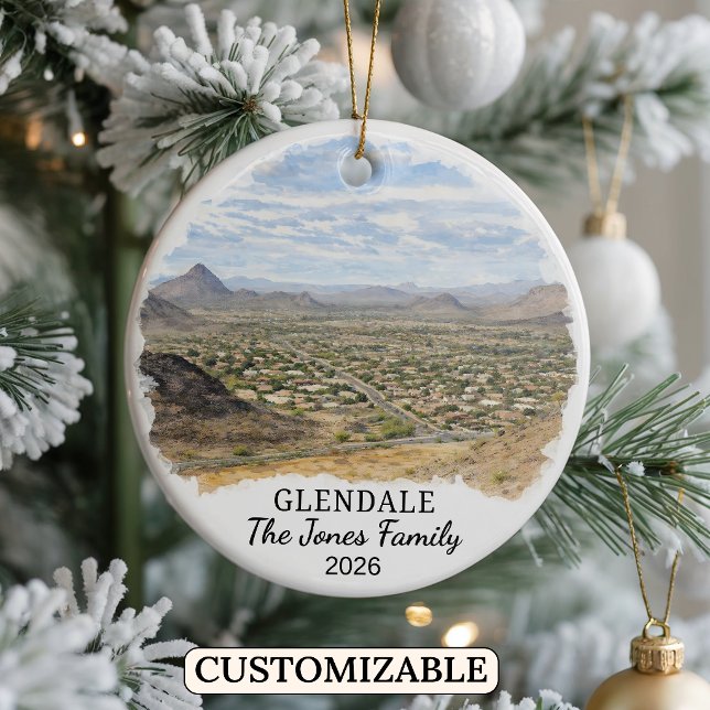 Enfeite Personalizado de Glendale, Arizona Persona (Criador carregado)