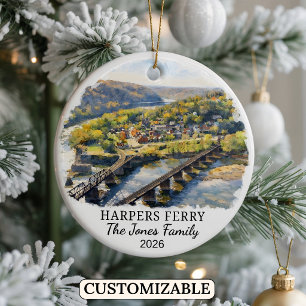 Enfeite Personalizado de Harpers Ferry, Virgínia O