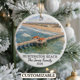 Enfeite Personalizado de Huntington Beach, Califór