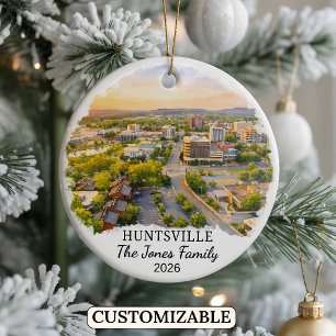 Enfeite Personalizado de Huntsville, Alabama Perso