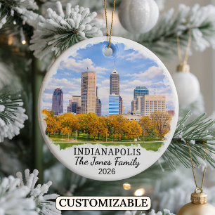 Enfeite Personalizado de Indianapolis, Indiana Per