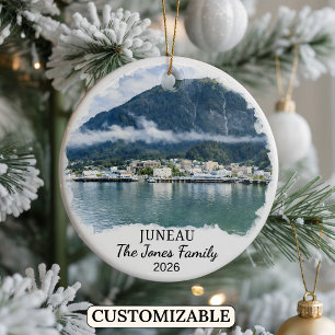 Enfeite Personalizado de Juneau, Alasca Personaliz