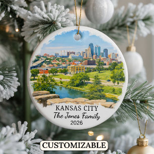 Enfeite Personalizado de Kansas City, Kansas Perso