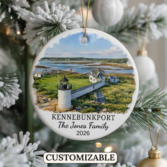Enfeite Personalizado de Kennebunkport, Maine Pers (Criador carregado)