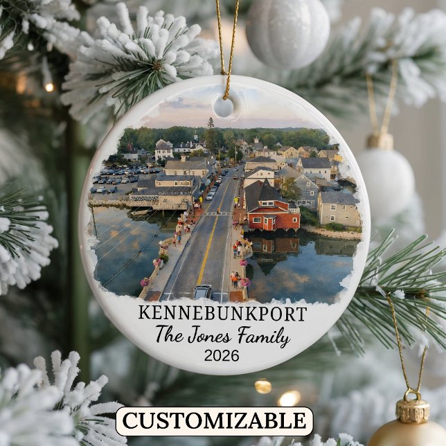 Enfeite Personalizado de Kennebunkport, Maine Pers (Criador carregado)