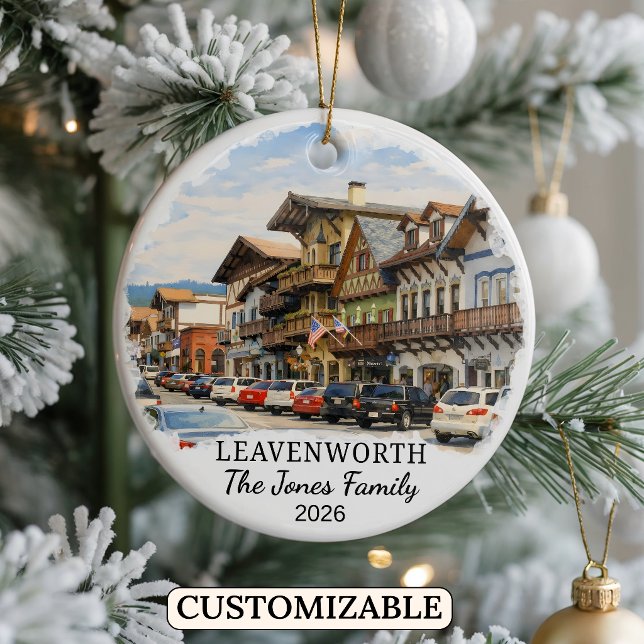 Enfeite Personalizado de Leavenworth, Washington (Criador carregado)