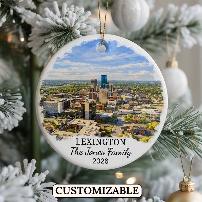 Enfeite Personalizado de Lexington, Kentucky Perso (Criador carregado)