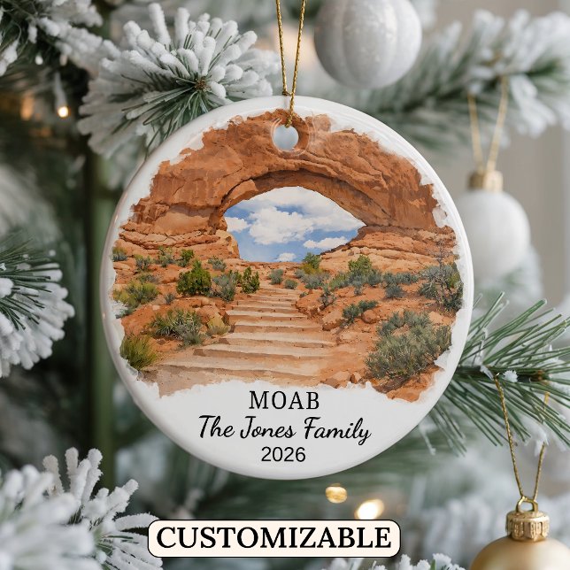 Enfeite Personalizado de Moab, Estado de Utah Pers (Criador carregado)