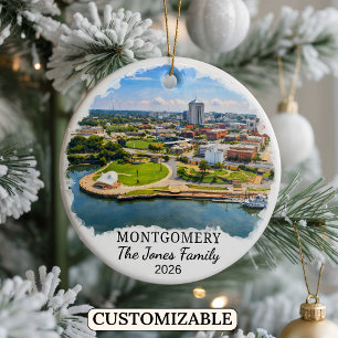 Enfeite Personalizado de Montgomery, Alabama Perso