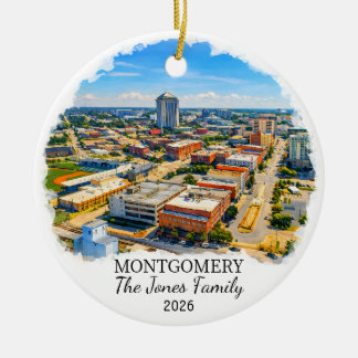 Enfeite Personalizado de Montgomery, Alabama Perso