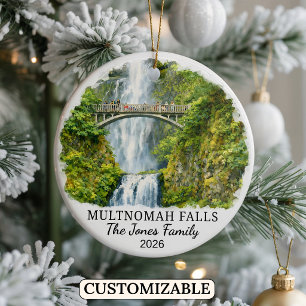 Enfeite Personalizado de Multnomah Falls, Oregon