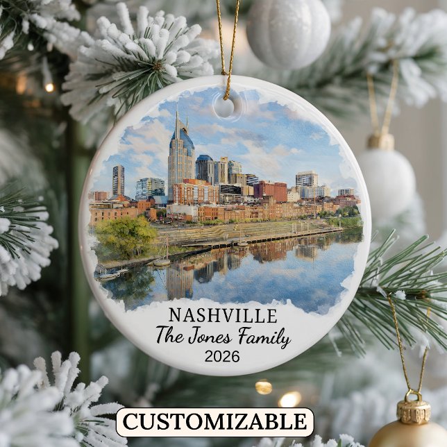Enfeite Personalizado de Nashville, Tennessee Pers (Criador carregado)