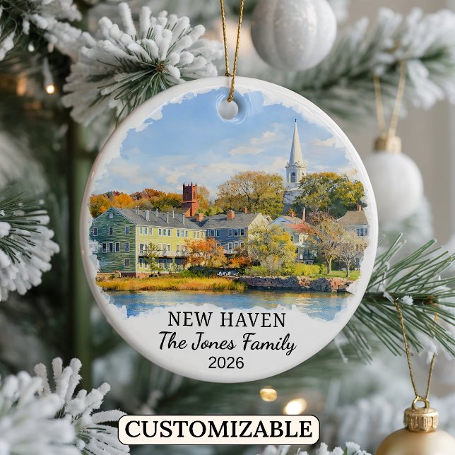 Enfeite Personalizado de New Haven Ornament Person (Criador carregado)
