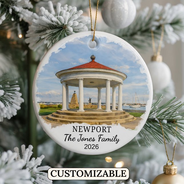 Enfeite Personalizado de Newport, Rhode Island Per (Criador carregado)