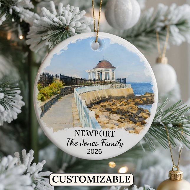 Enfeite Personalizado de Newport, Rhode Island Per (Criador carregado)