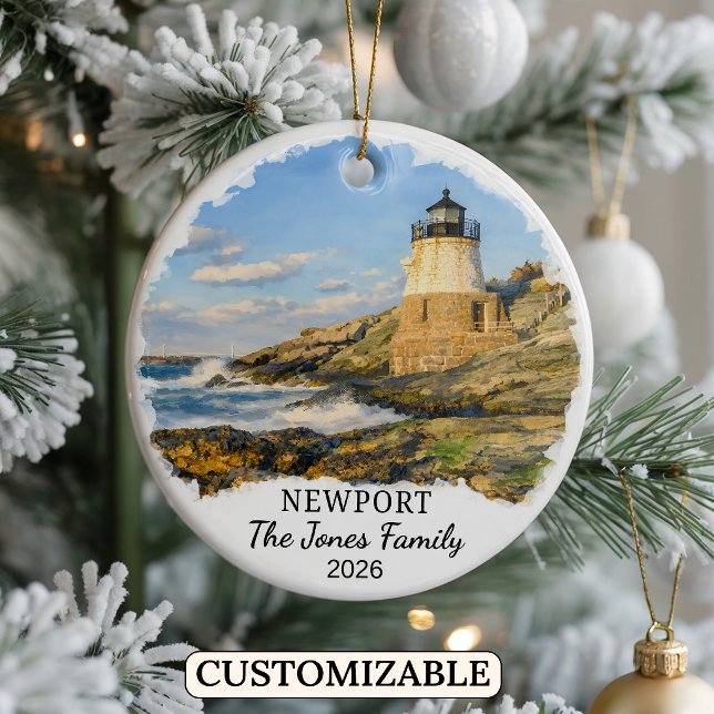 Enfeite Personalizado de Newport, Rhode Island Per (Criador carregado)