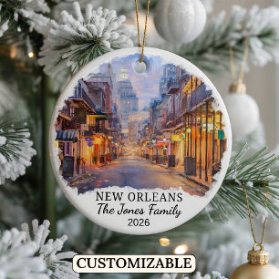 Enfeite Personalizado de Nova Orleans Personalizad