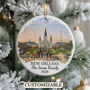 Enfeite Personalizado de Nova Orleans Personalizad