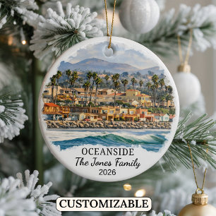 Enfeite Personalizado de Oceanside, Califórnia Per