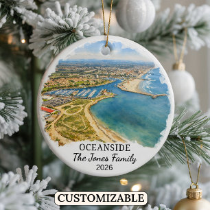 Enfeite Personalizado de Oceanside, Califórnia Per