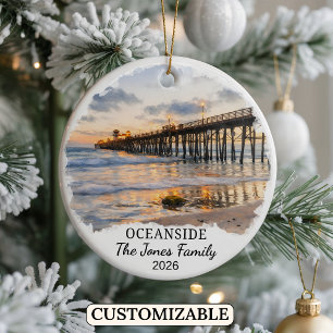 Enfeite Personalizado de Oceanside, Califórnia Per