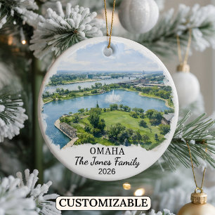 Enfeite Personalizado de Omaha, Nebraska Personali