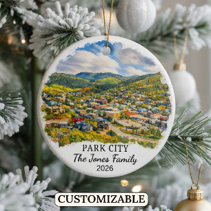 Enfeite Personalizado de Park City, Utah Personali