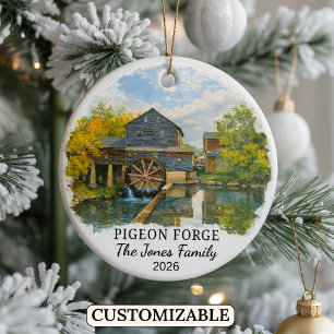 Enfeite Personalizado de Pigeon Forge, Tennessee