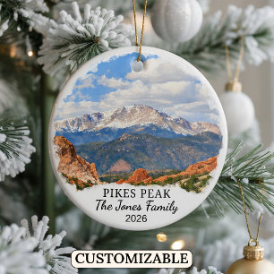 Enfeite Personalizado de Pikes Peak, Colorado Pers