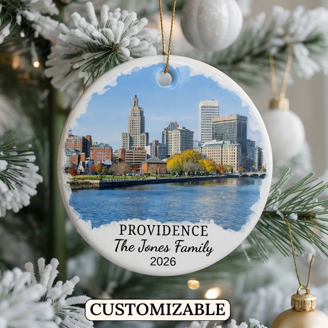 Enfeite Personalizado de Providence, Rhode Island (Criador carregado)