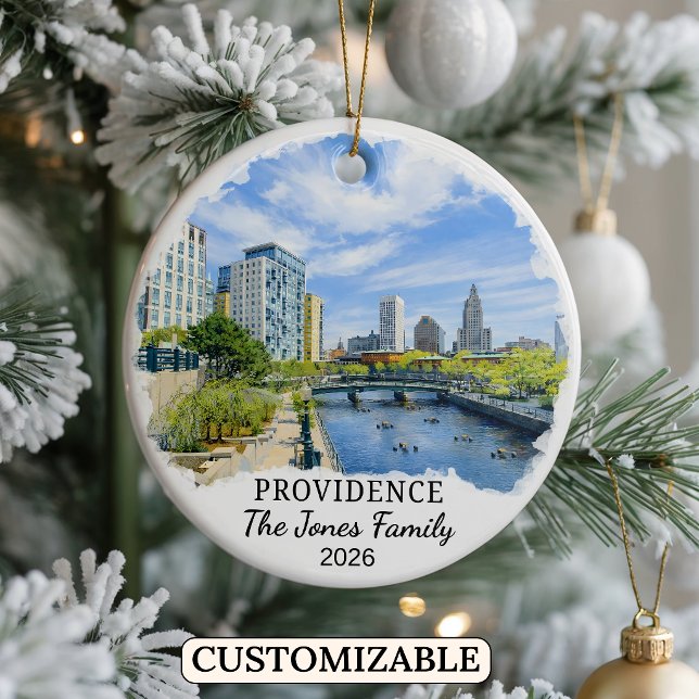 Enfeite Personalizado de Providence, Rhode Island (Criador carregado)