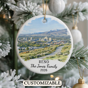 Enfeite Personalizado de Reno, Estado de Nevada Pe