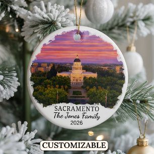 Enfeite Personalizado de Sacramento, Califórnia