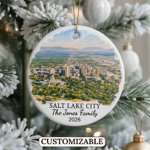 Enfeite Personalizado de Salt Lake City, Utah Pers