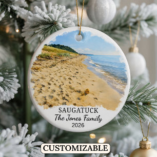 Enfeite Personalizado de Saugatuck, Michigan Perso