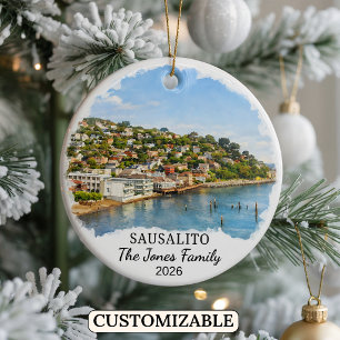 Enfeite Personalizado de Sausalito, Califórnia Per