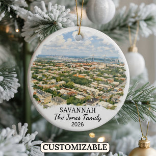 Enfeite Personalizado de Savannah, Geórgia Persona