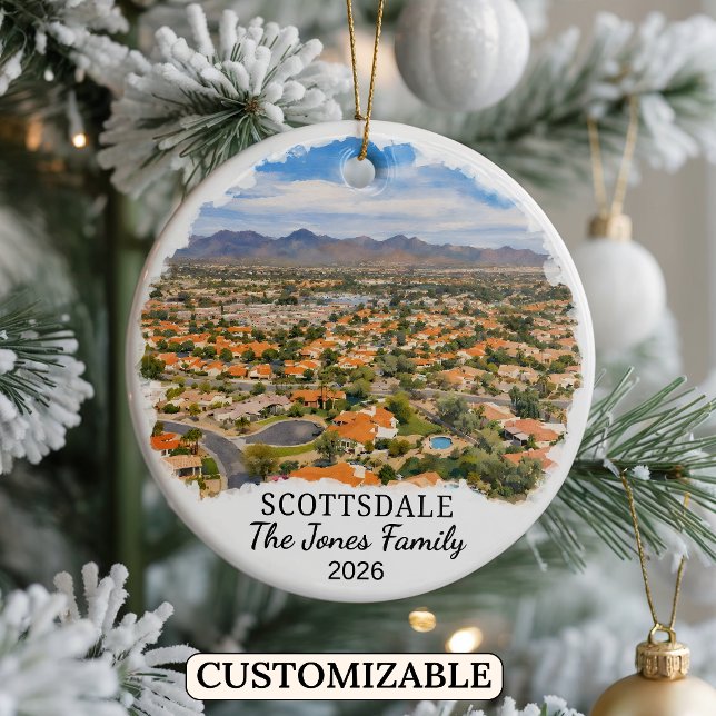 Enfeite Personalizado de Scottsdale, Arizona Perso (Criador carregado)