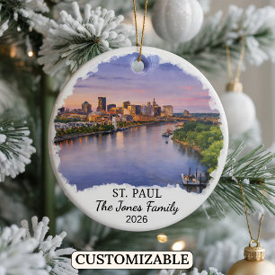 Enfeite Personalizado de St. Paul, Minnesota Perso